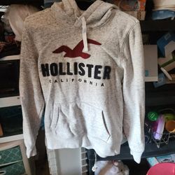 Gray Hollister Hoodie Swaeater