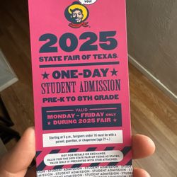 State Fair Ticket 🎟️ 