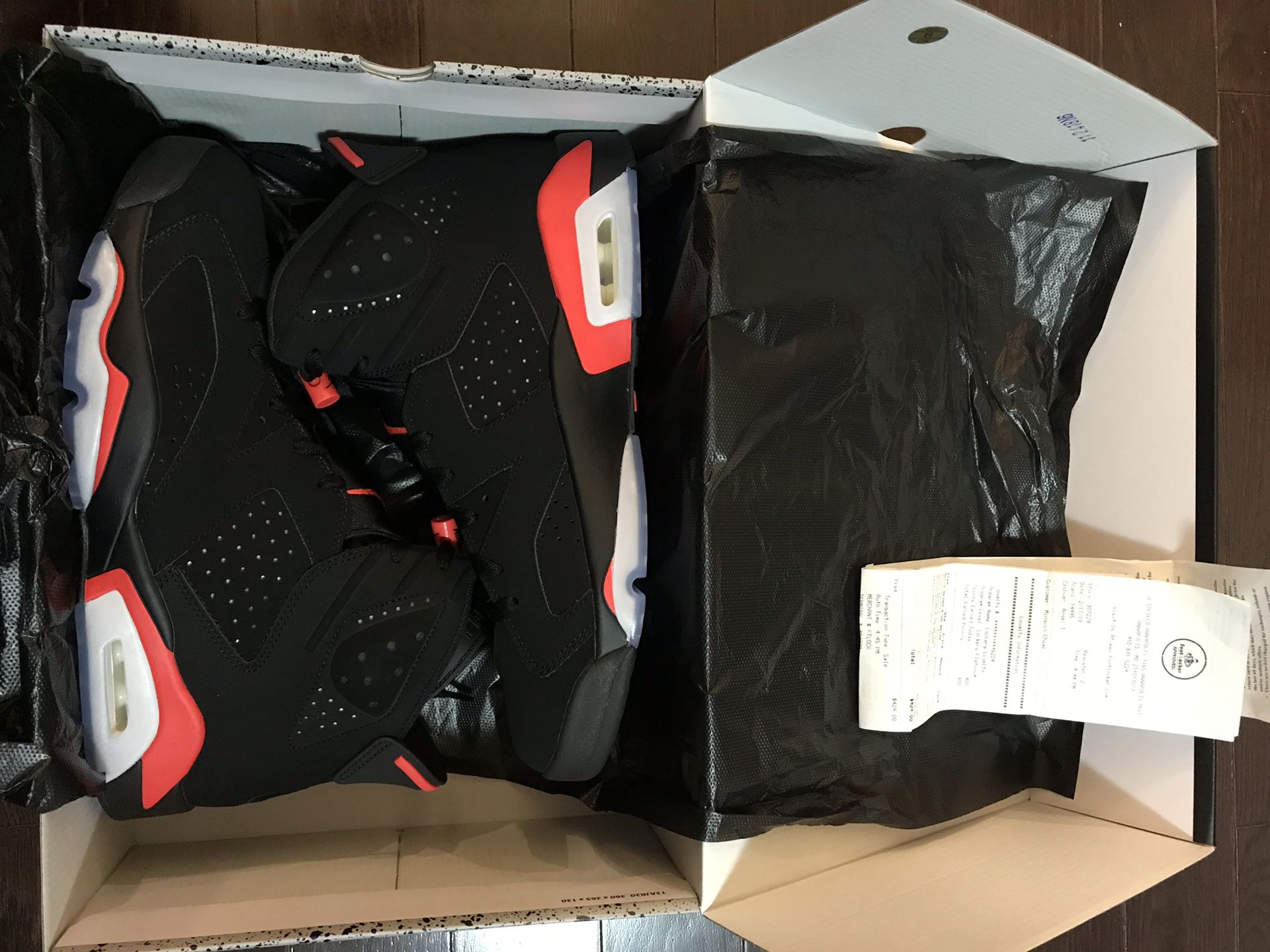 Air Jordan 6, size 11. New