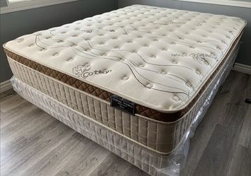 King Organic Cloud Edition Europillow Top 12inch Matres!!