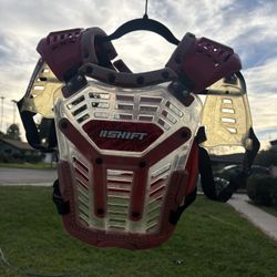 Shift brand chest protector is designed for junior riders