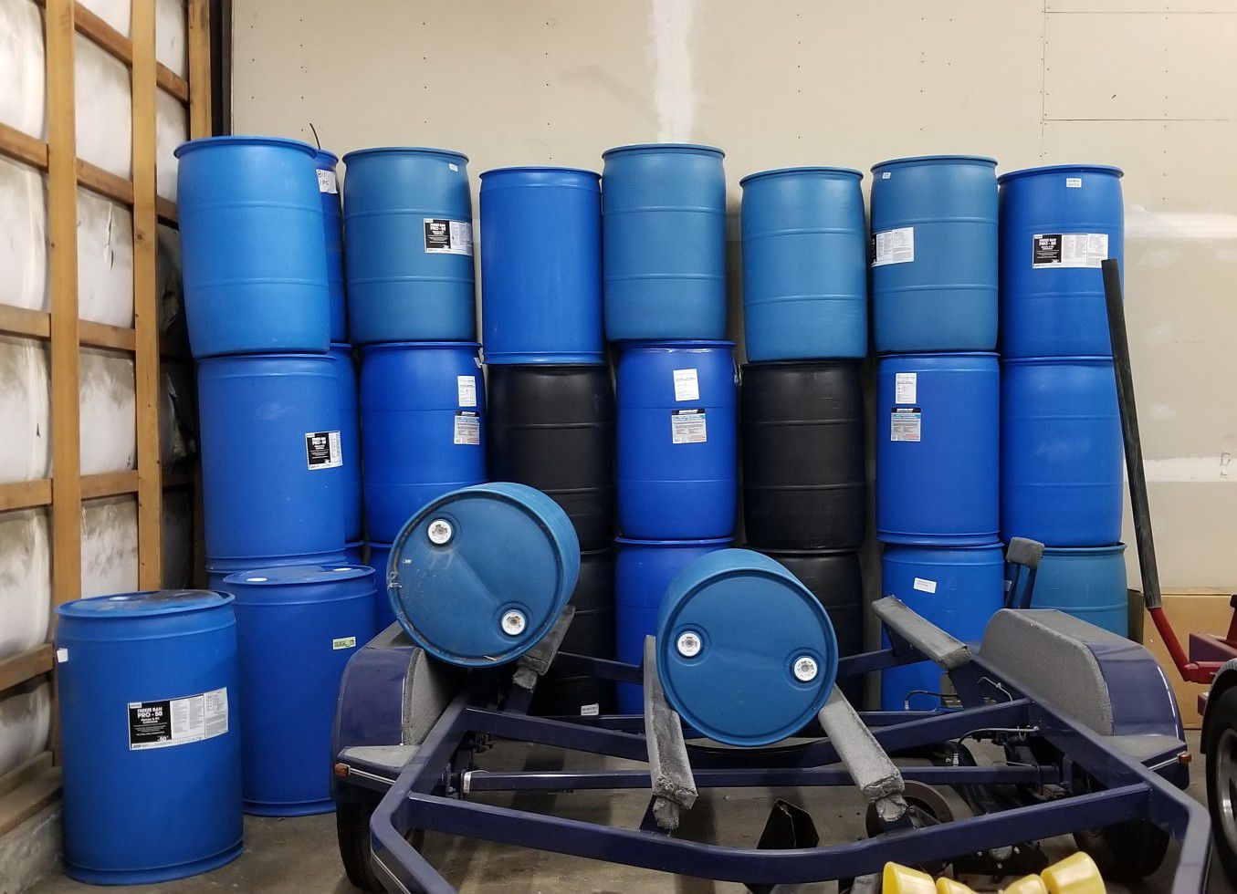 Plastic Drums 55 Gallon Barrels