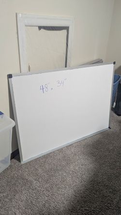 Whiteboard 48x34 with Aluminum Frame