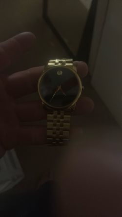 Movado Museum Watch Gold Tone