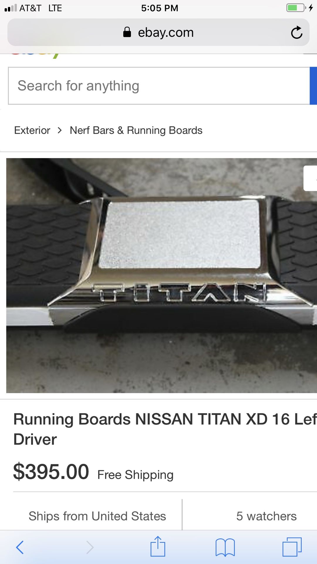 2018 Titan Xd tires and rims running boards front and rear bumpers or make offer