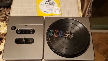 DJ Hero Turntable Controller with Wii DJ Hero 2 Disc