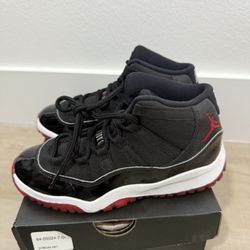 Nike Air Jordan 11 Retro Bred 2019 Sz 1.5Y