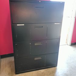 HON 4-drawer lateral file cabinet