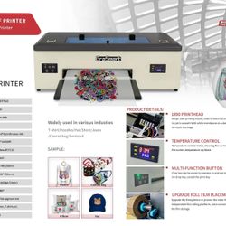 For Sale: EraSmart DTF Printer 