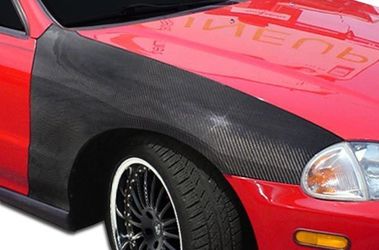 Blemished 1993-1997 Honda Del Sol Carbon Creations OEM Look Fenders - 2 Piece