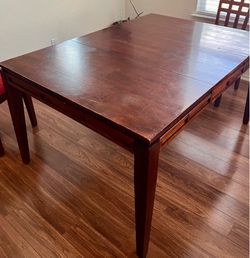 Dinning table with 6 chairs