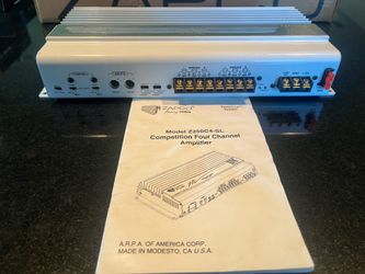 Zapco Z250C4-SL competition four channel amplifier