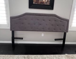 King Nectar Willow Grey Headboard *delivery*
