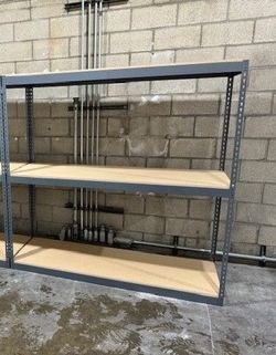 Industrial Racking 72 in W x 24 in D 3 Tier Boltless Storage Racks Similar to Uline Stronger Than Homedepot And Lowes Delivery Available 