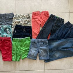 Toddler Boy Sz 4T Set Of 4 Jeans And 7 Shorts Pants
