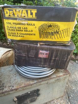 DeWalt Coil Framing Nails Box