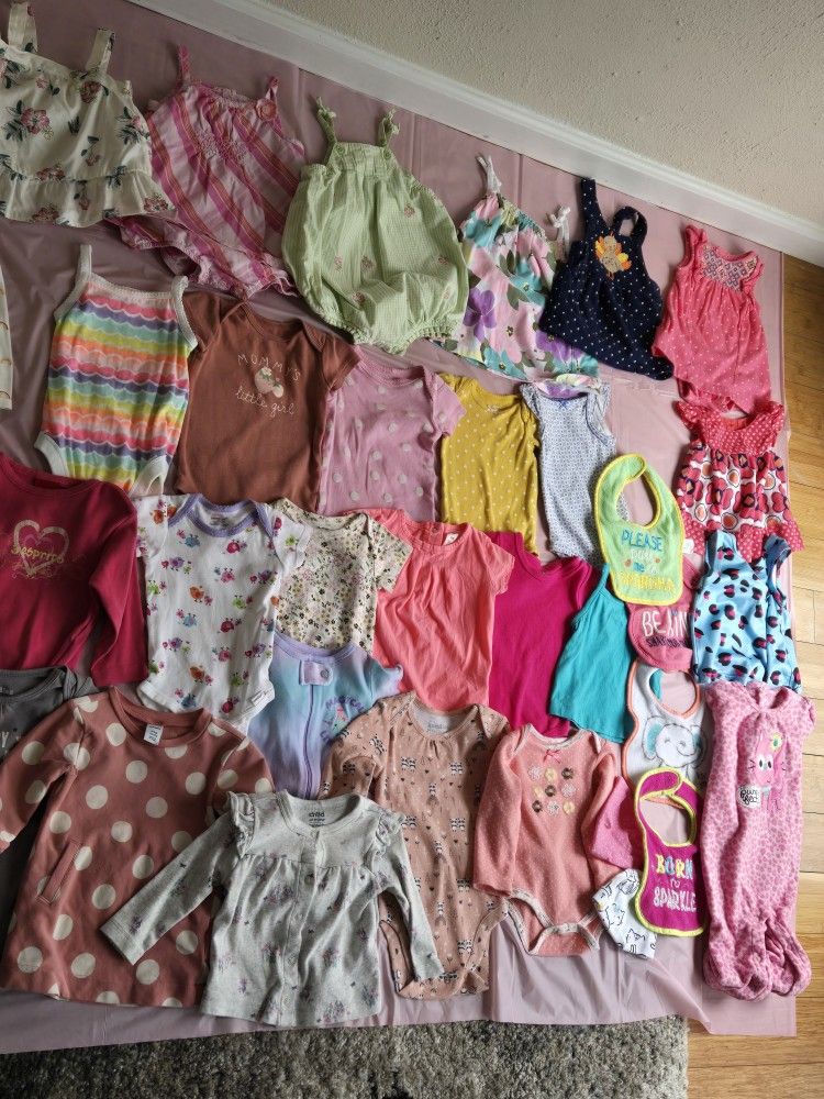 Light Used Baby Girl Clothes.