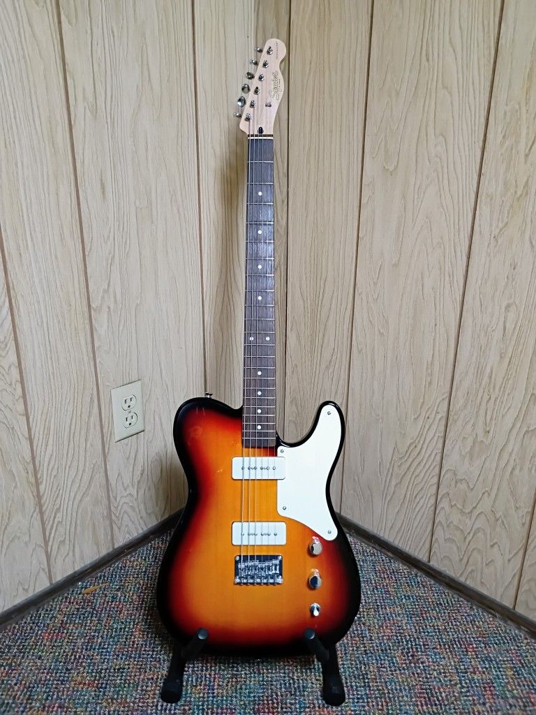 Fender Squier Paranormal Baritone Cabronita Telecaster Electric Guitar Sunburst