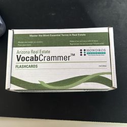 AZ Real Estate VocabCrammer Flashcards