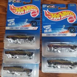 Lot Of 5 HOTWHEELS IMPALAS