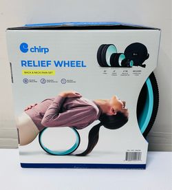Chirp Wheel Back & Neck Pain Relief Set (3-Pack + Carry Case)