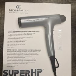 Olivia Garden SuperHP High Performance Professional Hair Dryer Brand New