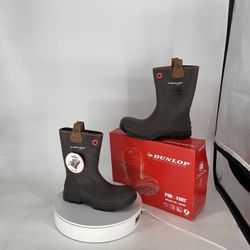 DUNLOP PUROFORT RIGPRO FULL SAFETY DARK BROWN / LJ2HX42 