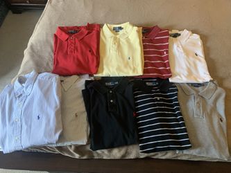 Lot of Ralph Lauren Polo Shirts