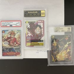 One Piece TCG slabs