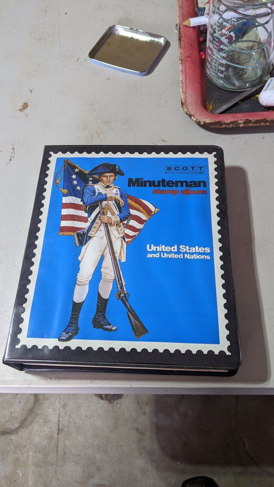Minuteman Stamp Album / Stamps