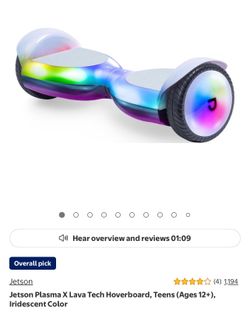 Jetson Plasma X Hoverboard w Bluetooth