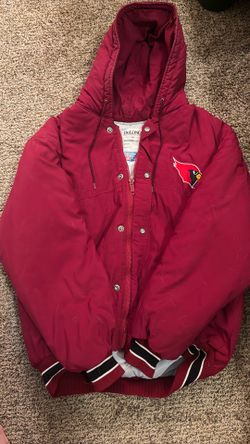 Rare Vintage 80s/90s Phoenix Cardinals DeLONG Puffer Jacket - Size XL (Made in USA)