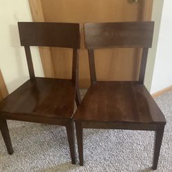 Solid Maple Dining Chairs(Set Of 2)