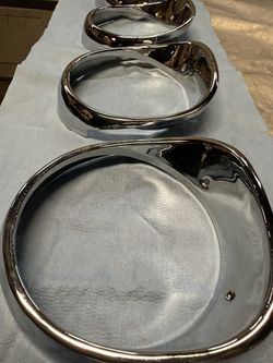 1965 Impala Headlight Bezels Chrome