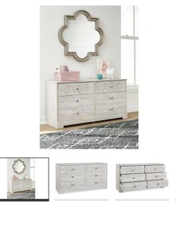 Paxberry Whitewashed panel drawer