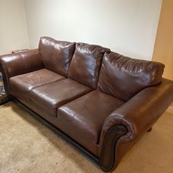 Leather Sofa 