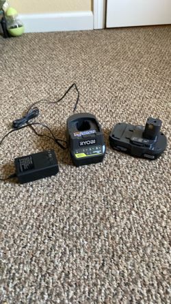 Ryobi charger and battery