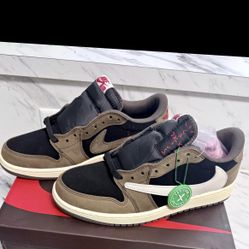 TRAVIS SCOTT x AIR JORDAN 1 LOW “MOCHA” – SIZE 10M – BRAND NEW 