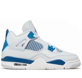(GS) Air Jordan 4 Retro 'Military Blue / Industrial Blue' (2024) HF4281-141
