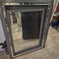 Uttermost Lanester Silver Leaf Mirror