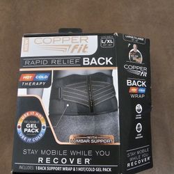 Copper Fit Back Support Belt