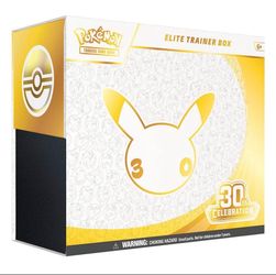 Pokémon TCG 30th Anniversary Celebration ETB
