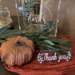 Fall Wedding Decor