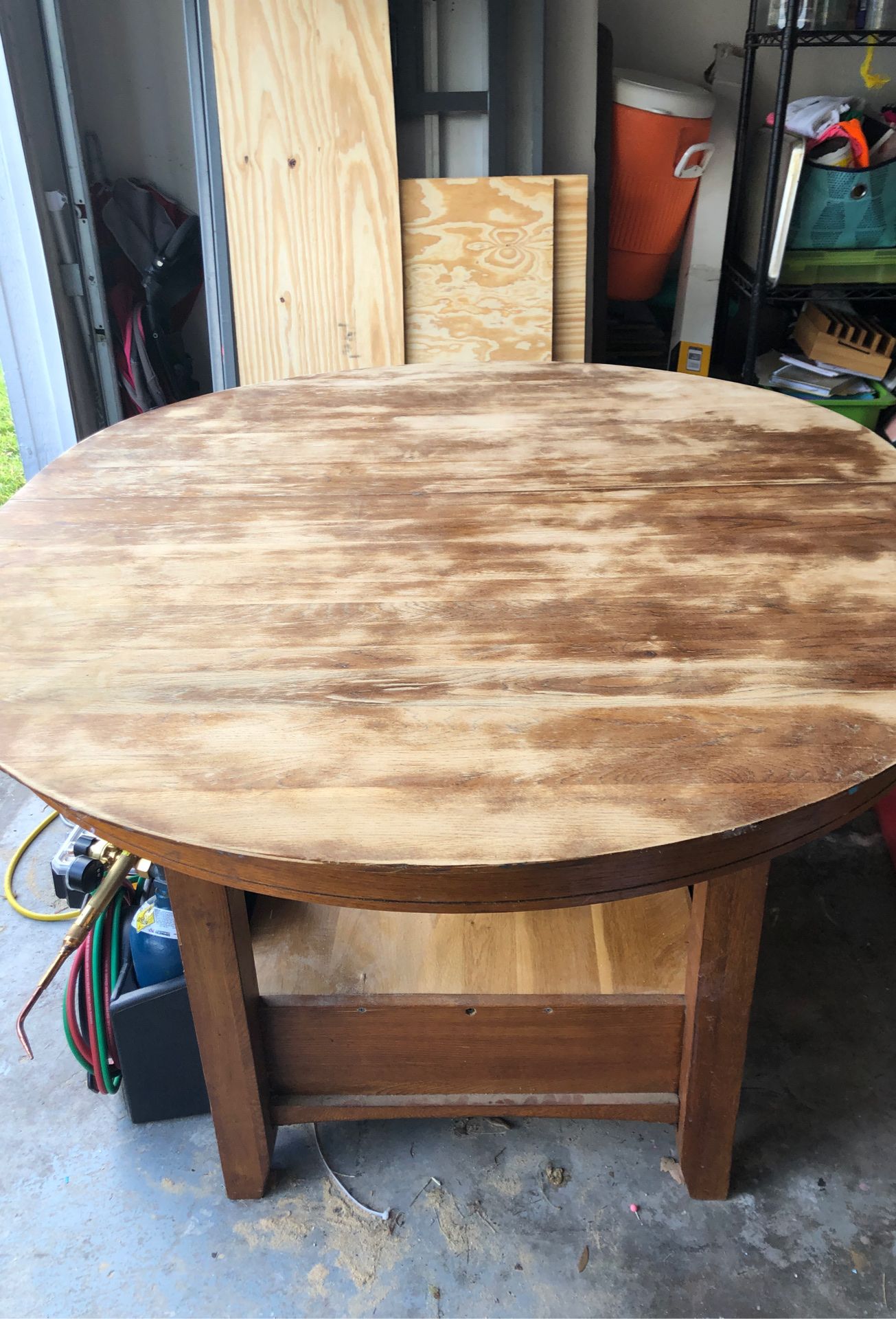 Solid wood table