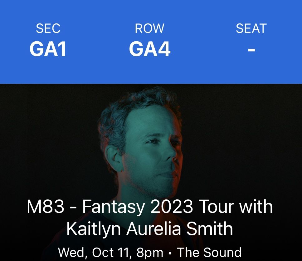 M83 @ The Sound 10/11