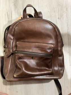 Frye leather backpack