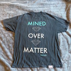 Diamond Supply Co. Men's Gray Double-Sided Graphic Crew Neck T-Shirt