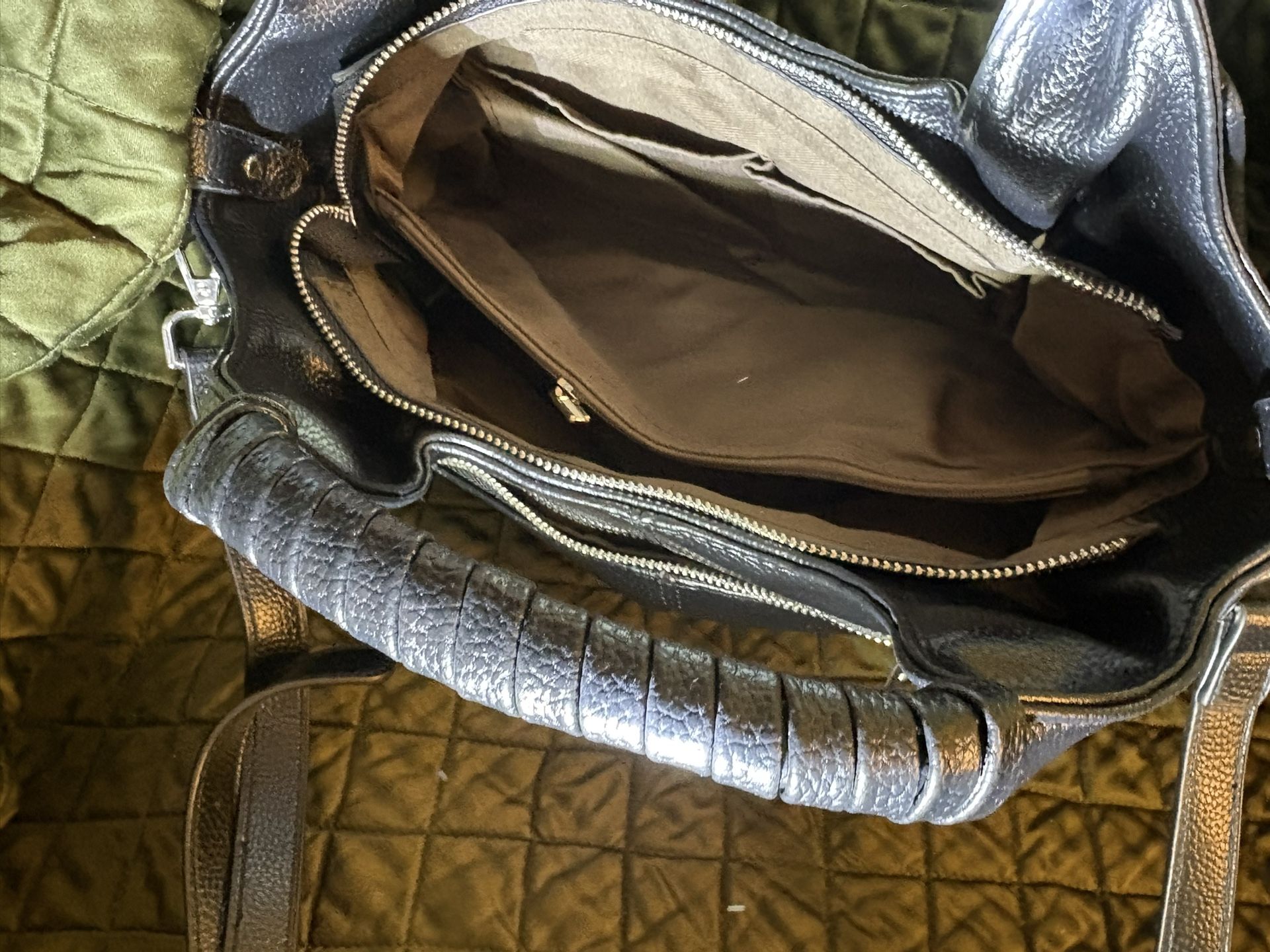 Faux Leather Handbag