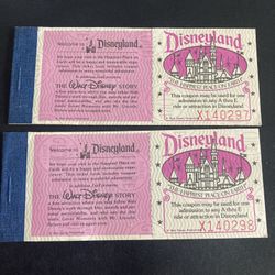 Disney Ticket Books