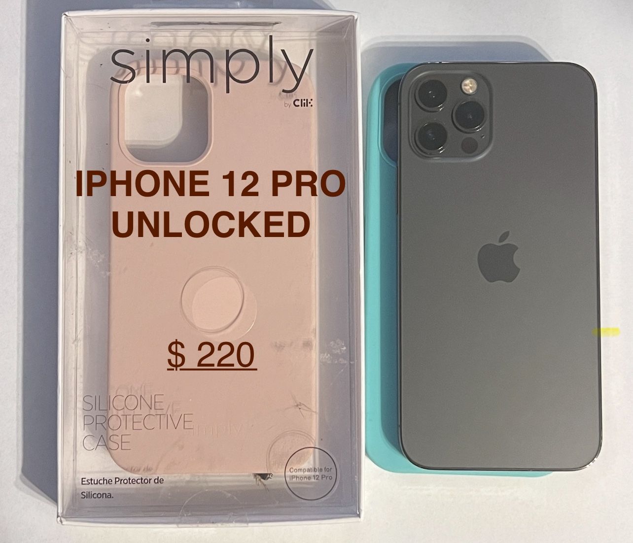 IPHONE 12 PRO UNLOCKED WORLDWIDE.